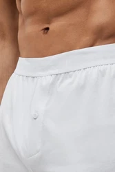 Next Loose-Fit Boxershorts aus Baumwolle (4-St) Weiß/Creme/Grau
