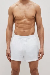 Next Loose-Fit Boxershorts aus Baumwolle (4-St) Weiß/Creme/Grau