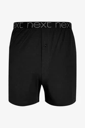 Next Loose-Fit Boxershorts aus Baumwolle (4-St) Schwarz/Grau/Dunkelgrau