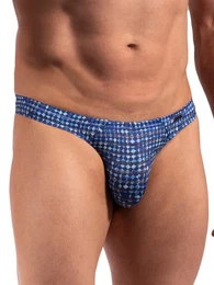 String RED2263 Ministring ethno blue