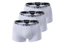 Emporio Armani Herren Shorts Trunks Pants Unterwäsche (3-St) weiß