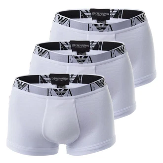 Emporio Armani Herren Shorts Trunks Pants Unterwäsche (3-St) weiß Emporio Armani Herren Shorts Trunks Pants Unterwäsche (3-St) weiß