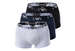 Emporio Armani Herren Shorts Trunks Pants Unterwäsche (3-St) schwarz/marine/wei