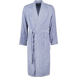 Caw Herrenbademantel Streifen 3834 Kimono Frottier, Kimono, 100% Baumwolle
