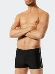 Schiesser Boxer Badehose Beach Shorts Komfort Schwarz/Braun/Rosa
