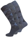 Cotton Prime Kniestrümpfe Dunkelblau/Blau/Grau