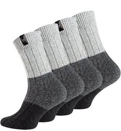Clark Crown Socken (4-Paar) mit Wollanteil