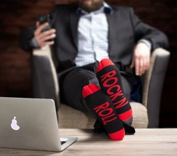 Clark Crown Socken mit lustigen Sprüchen 