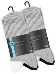 Stark Soul Socken (6-Paar) mit gepolsterter Sohle Grau/Schwarz/Dunkelgrau/Weiß