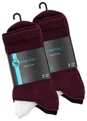 Stark Soul Socken (6-Paar) mit gepolsterter Sohle Dunkelrot/Lila/Rot/Schwarz/Dunkelblau