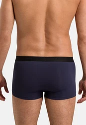 Hanro Retro Boxer Micro Touch Retro Short/Pant - Ohne Eingriff Dunkelblau/Blau