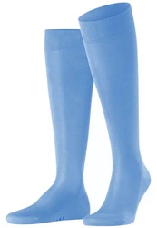 FALKE Kniestrümpfe Tiago (1-Paar) Hellblau/Blau