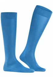FALKE Kniestrümpfe Tiago (1-Paar) Blau