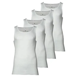 Unterhemd Herren Tanktop, 4er Pack - Unterhemd, Garron S, (Packung, 4er Pack)