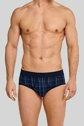 Schiesser Slip Sportslip mit Eingriff kariert