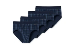 Schiesser Slip Sportslip mit Eingriff kariert