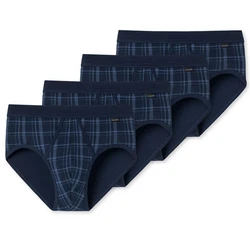 Schiesser Slip Sportslip mit Eingriff kariert