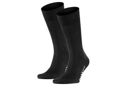 FALKE Kurzsocken Herren Socken Businessstrumpf Cool 24/7 Schwarz
