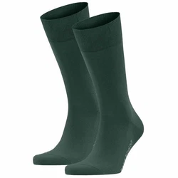 FALKE Kurzsocken Herren Socken Businessstrumpf Cool 24/7 Dunkelgrün/Grün