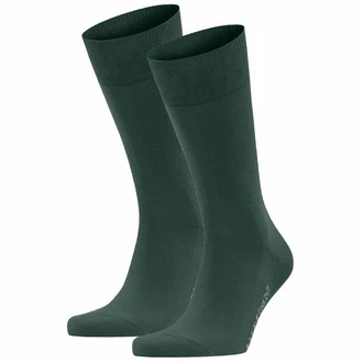FALKE Kurzsocken Herren Socken Businessstrumpf Cool 24/7 Dunkelgrün/Grün