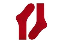 FALKE Kurzsocken Herren Socken Businessstrumpf Cool 24/7 Rot/Dunkelrot