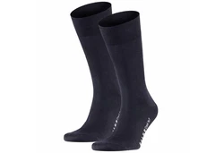 FALKE Kurzsocken Herren Socken Businessstrumpf Cool 24/7 Dunkelblau/Blau/Schwarz