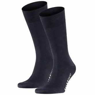 FALKE Kurzsocken Herren Socken Businessstrumpf Cool 24/7 Dunkelblau/Blau/Schwarz