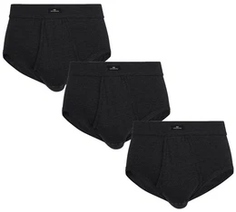 GTZBURG Slip 3er Pack Herren Slips mit Eingriff (3-St) Feinripp Qualitt