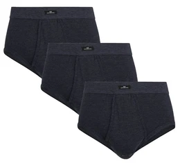 GTZBURG Slip 3er Pack Herren Slips mit Eingriff (3-St) Feinripp Qualitt