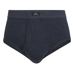 GTZBURG Slip 12er Pack mit Eingriff Schwarz/Dunkelgrau/Grau