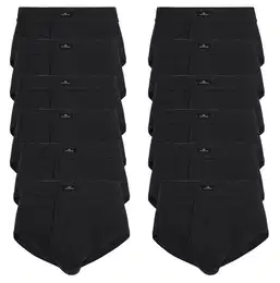 GTZBURG Slip 12er Pack Herren Slips (12-St) mit Eingriff