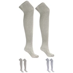 German Wear Trachtensocken GW250 Weiß/Beige/Khaki/Creme