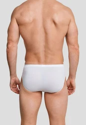 Schiesser Slip Essentials ohne Eingriff mit Komfortbündchen Weiß/Creme