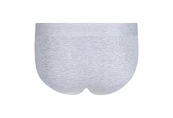 Skiny Slip (2-St) graumeliert/schwarz