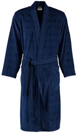 Caw Herrenbademantel Herren Bademantel mit Kimono Kragen, Midi, Baumwolle, Kimono-Kragen, Baumwolle