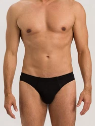 Hanro Slip Cotton Sensation Schwarz/Braun