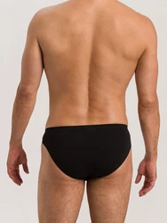 Hanro Slip Cotton Sensation Schwarz/Braun