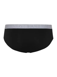Hanro Slip Cotton Essentials Schwarz/Dunkelgrau/Grau