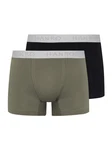 Hanro Retro Pants Cotton Essentials (2-St) Khaki/Dunkelgrün