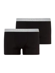 Hanro Retro Pants Cotton Essentials (2-St) Schwarz/Dunkelgrau/Grau