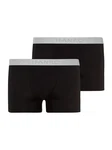 Hanro Retro Pants Cotton Essentials (2-St) Schwarz/Dunkelgrau/Grau