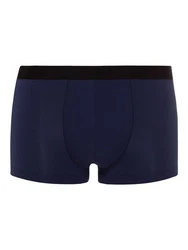 Hanro Retro Pants Micro Touch Retro-Boxer Retro-shorts Unterhose Dunkelblau/Blau