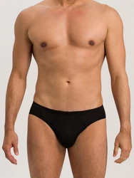 Hanro Slip Cotton Sporty Schwarz/Dunkelbraun/Braun