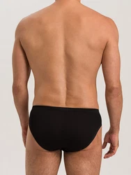 Hanro Slip Cotton Sporty Schwarz/Dunkelbraun/Braun
