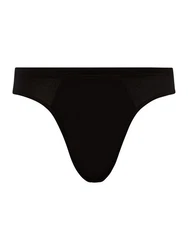 Hanro Slip Cotton Sporty Schwarz/Dunkelbraun/Braun