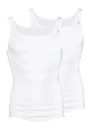 Unterhemd 2er Pack Noblesse (Spar-Set, 2-St) Unterhemd / Tanktop - Baumwolle - Ohne auftragende Nhte