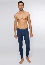 Ammann Lange Unterhose Jeans Feinripp Dunkelblau/Hellblau/Grau/Blau/Lila