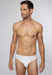Ammann Slip 3er Pack Cotton & More (Ohne Eingriff) Weiß/Creme