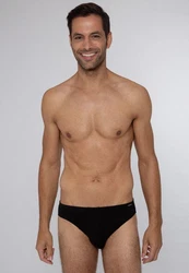 Ammann Slip 3er Pack Cotton & More (Ohne Eingriff) Schwarz