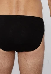 Ammann Slip 3er Pack Cotton & More (Ohne Eingriff) Schwarz